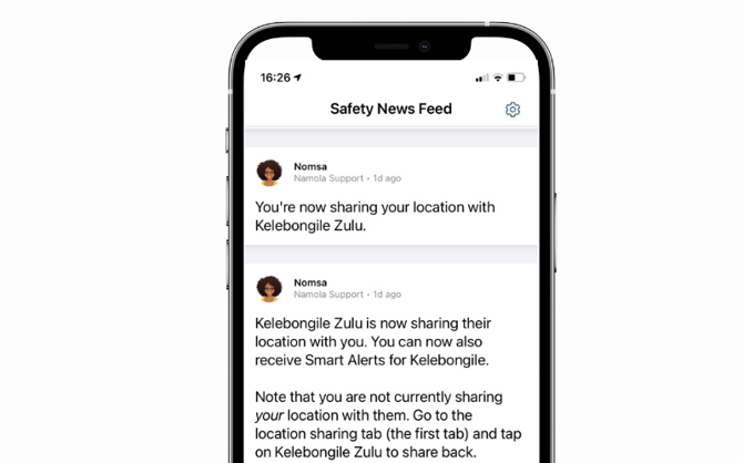 Namola Support cards (1)